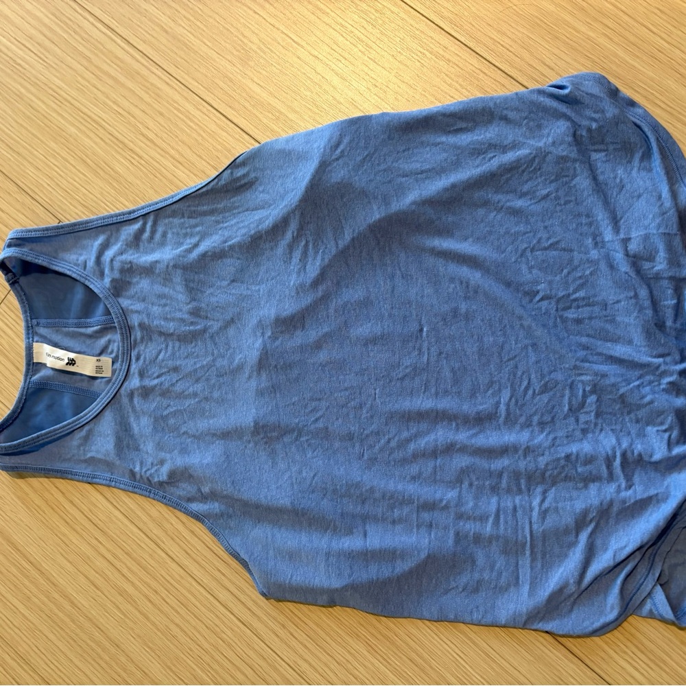 All in Motion Blue Tank Top